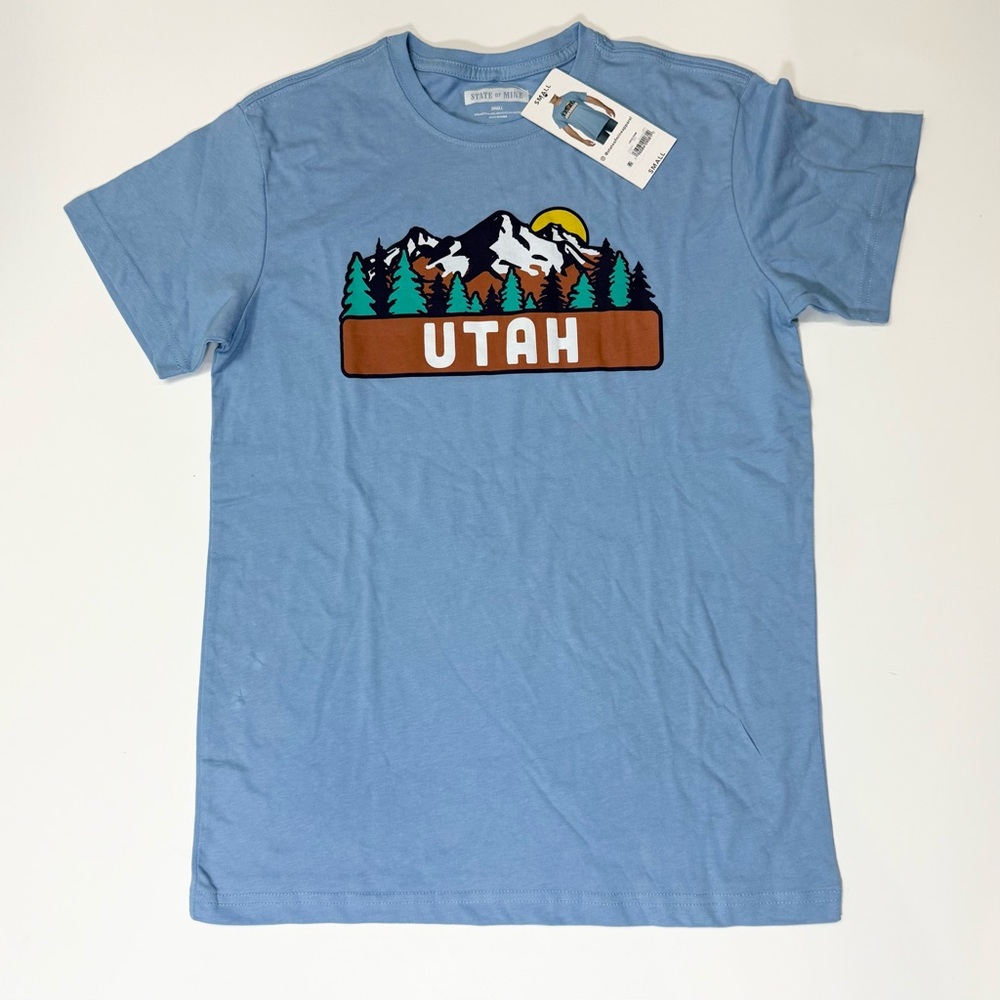 UTAH State Of Mind Mens Size‎ T-shirt. NWT Size S 149-63